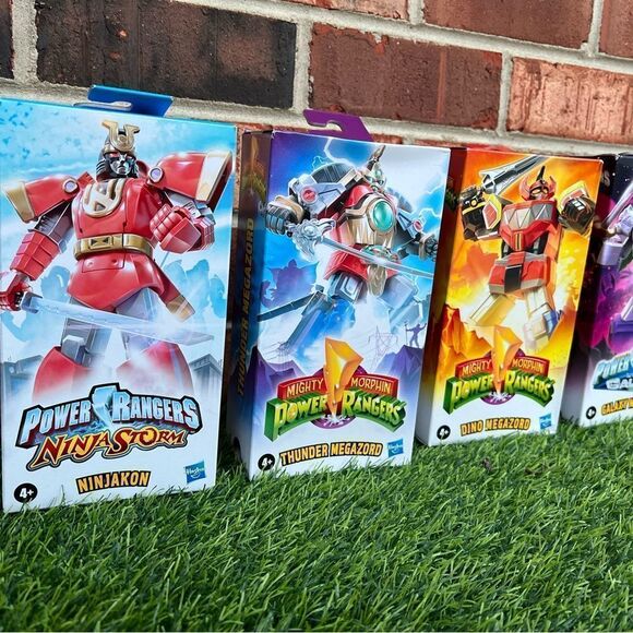 Mighty Morphin Power Rangers Dino Thunder Galaxy Megazord & Ninjakon VHS Style - Picture 2 of 5